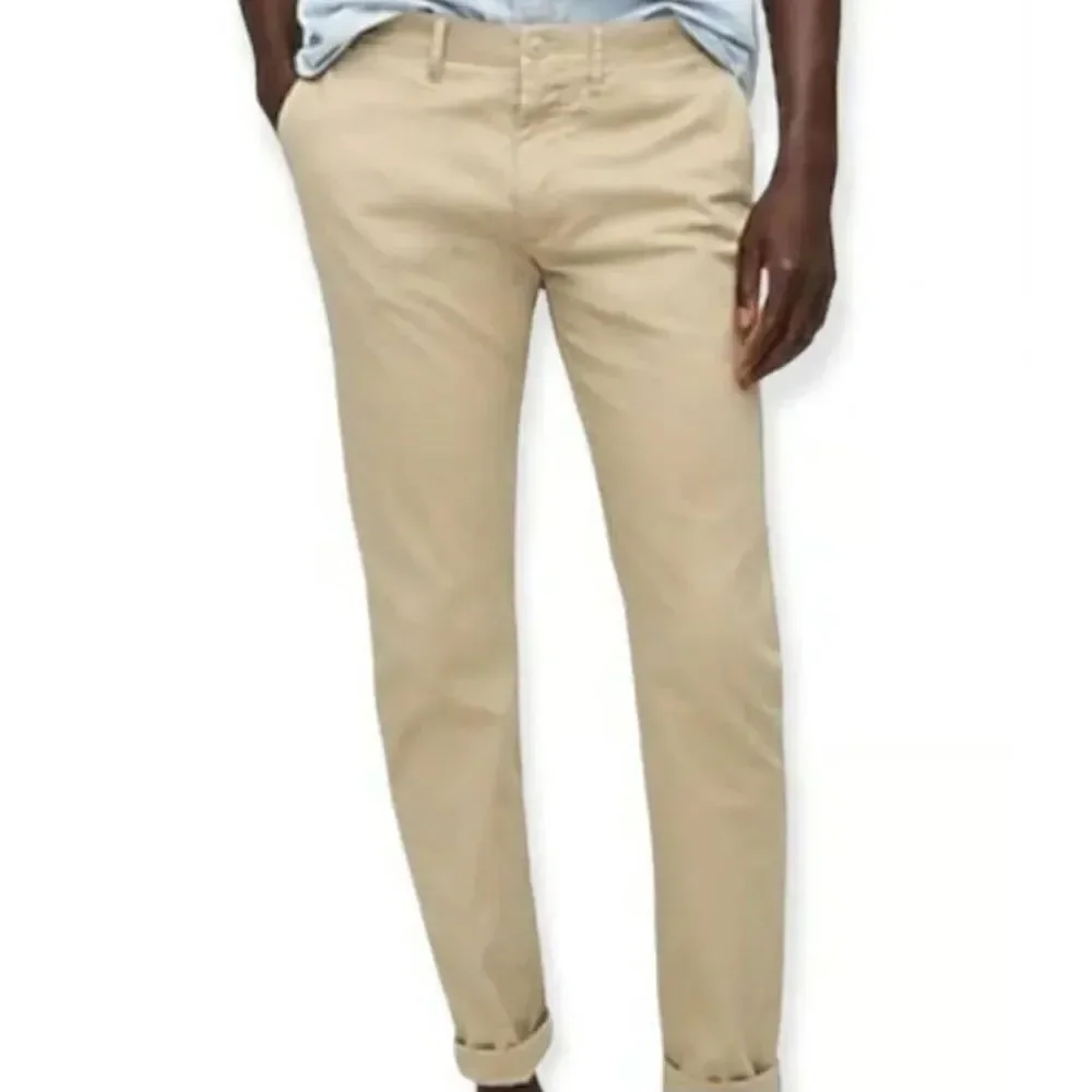 J. Crew Pants Men's 33 Khaki Sutton Straight Fit Chino Cotton